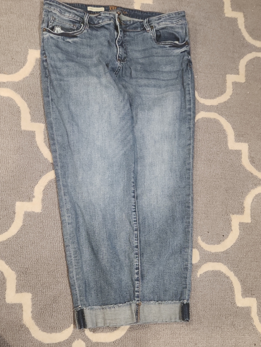 Women's Kut From the Klotth Brand Blue Denim Jeans - Classic Straight Fit
